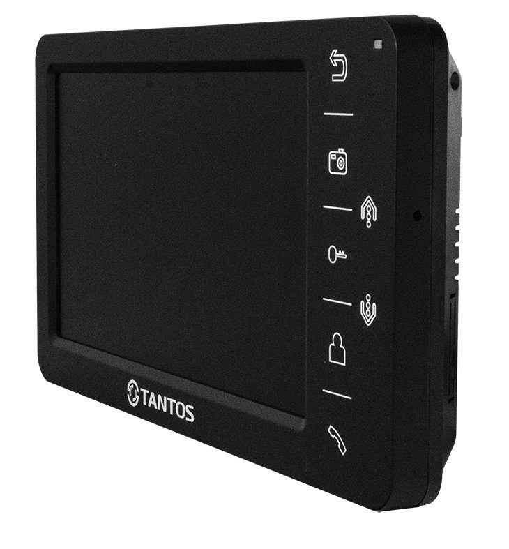TANTOS Amelie (Black) Монитор видеодомофона, цв., TFT LCD 7", PAL/NTSC, Hands-Free