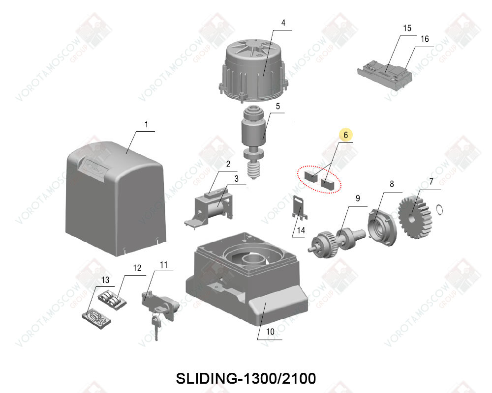 DoorHan Магнит концевика для приводов Sliding, DHSL060