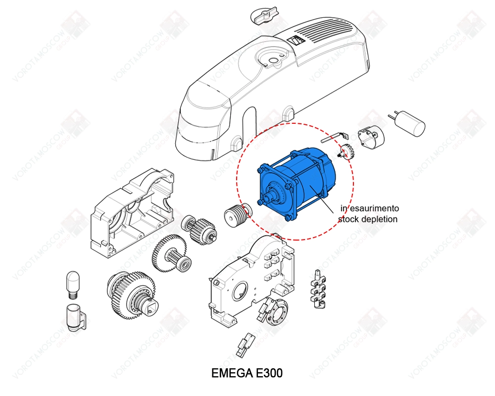 CAME Электродвигатель E300 (арт119RIE136)