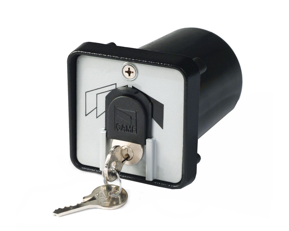CAME Ключ-выключатель с защитой цилиндра, встраиваемый, 001SET-K