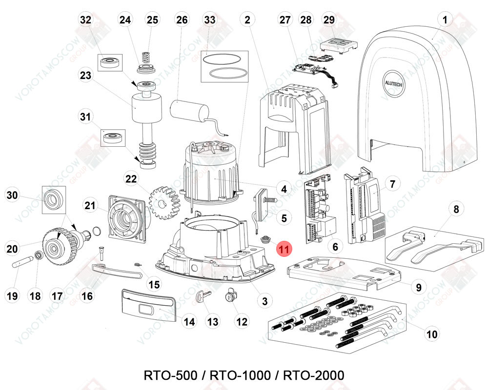 ALUTECH Ввод кабельный, RTO.11
