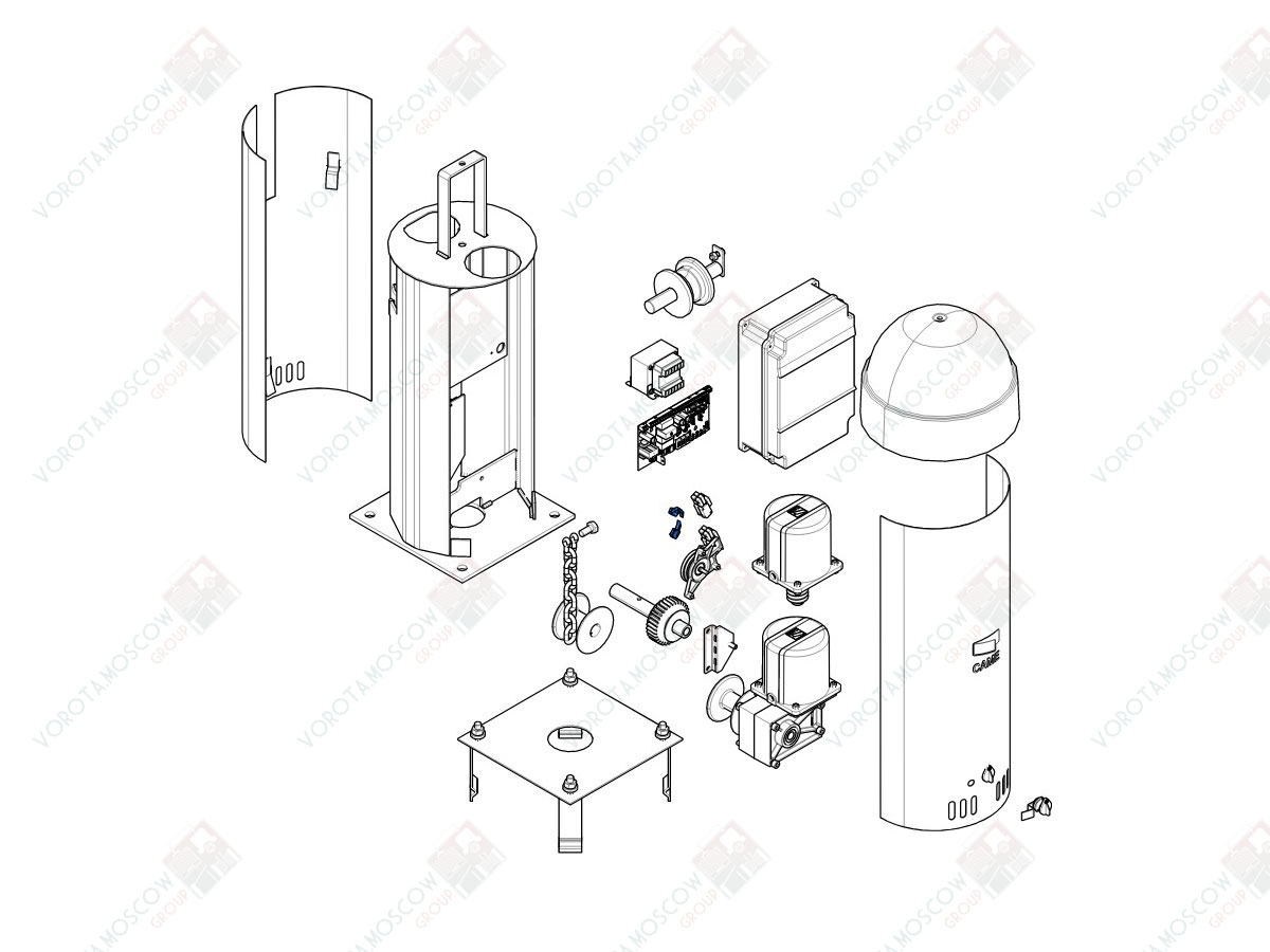 CAME Комплект кулачков микровыключателей CAT (-X/-X24), VER (600/700)(арт. 119RIR486)