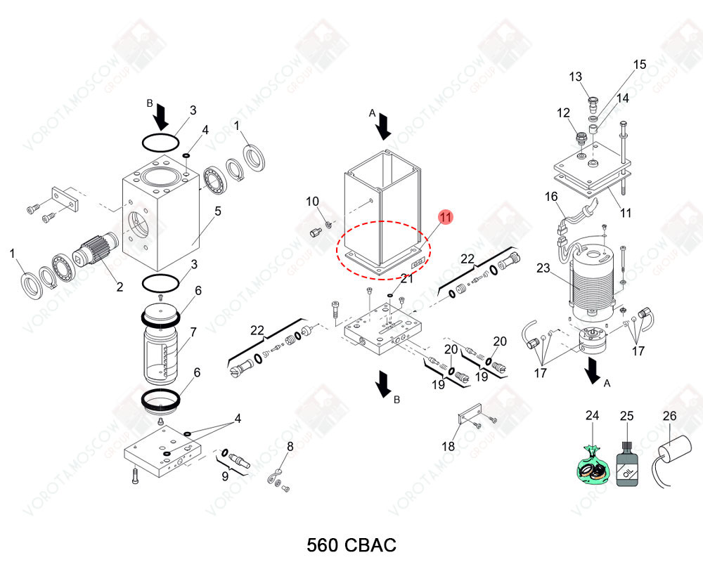 FAAC Запчасть FLAT GASKET, 7099005