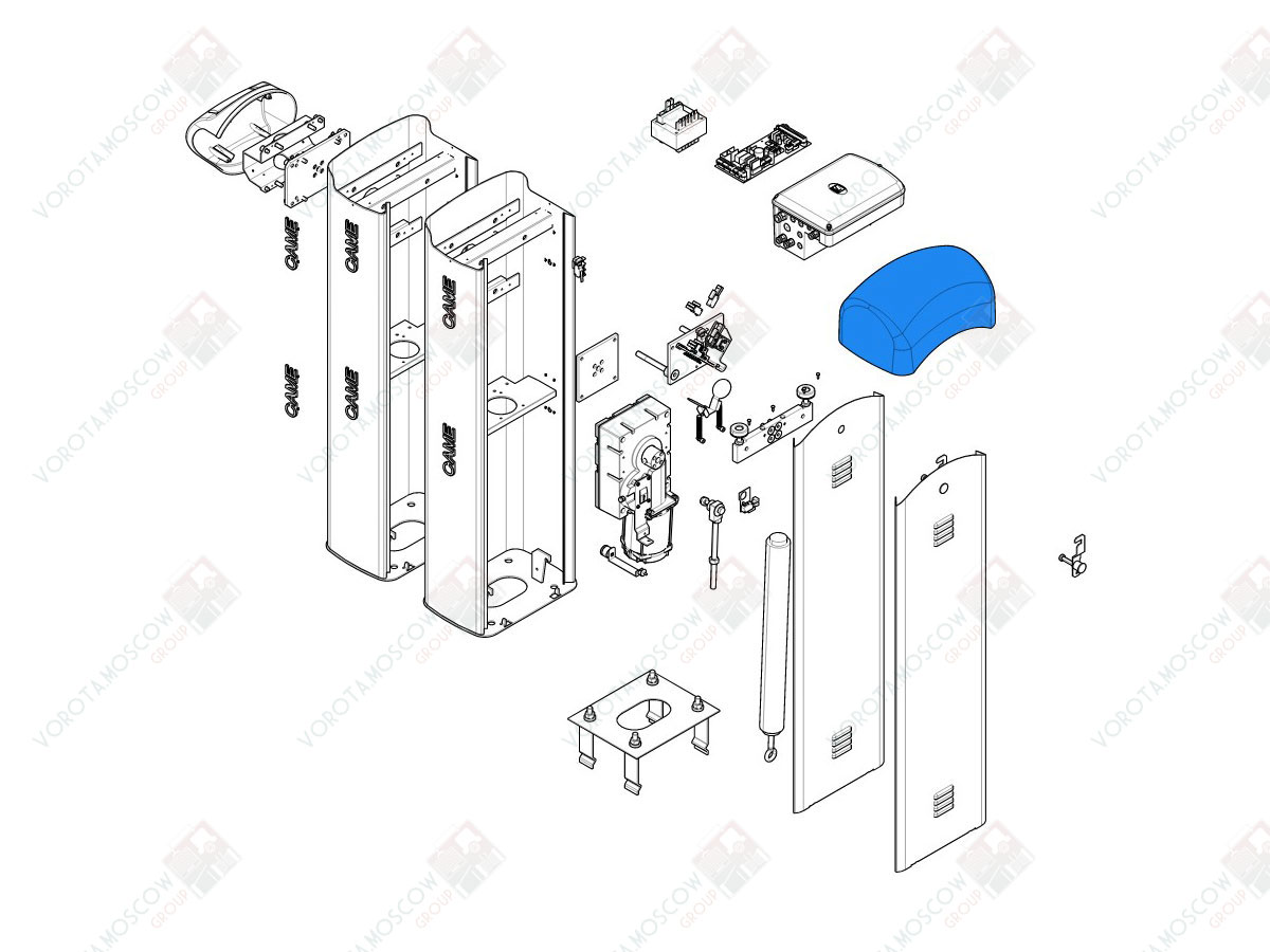 CAME Крышка верхняя G4040 G4041 (арт119RIG170)