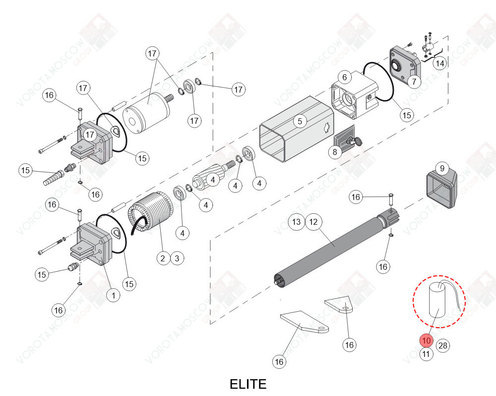 FAAC Запчасть CAPACITOR, 7601013