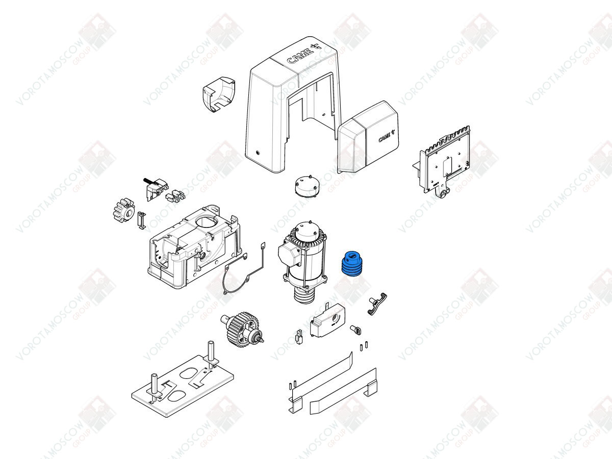 CAME Червяк BY-1500, BY-1500T (арт119RIY021)