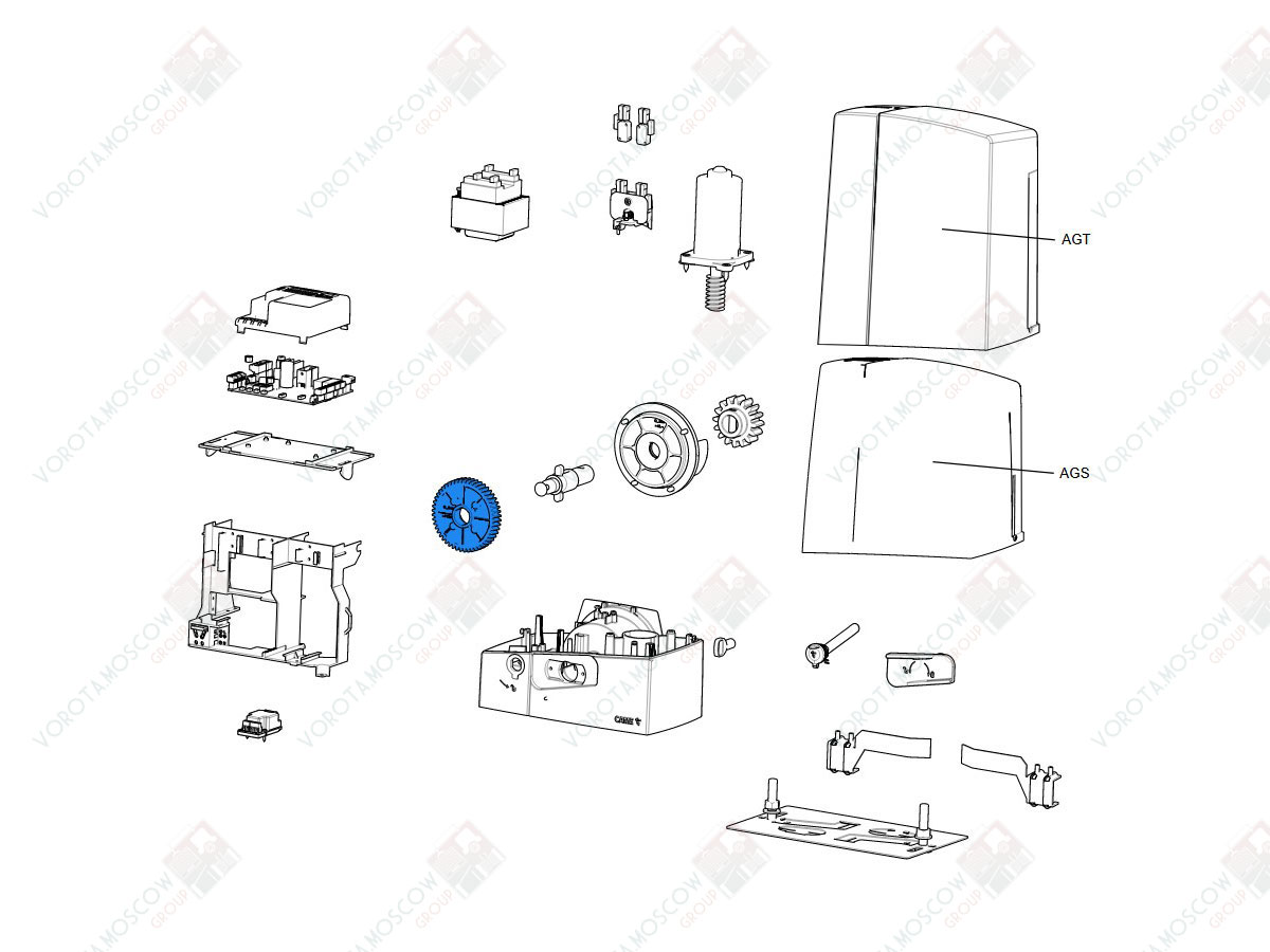 CAME Шестерня пластиковая BXV400/BXV600 (арт. 119RIBS004)