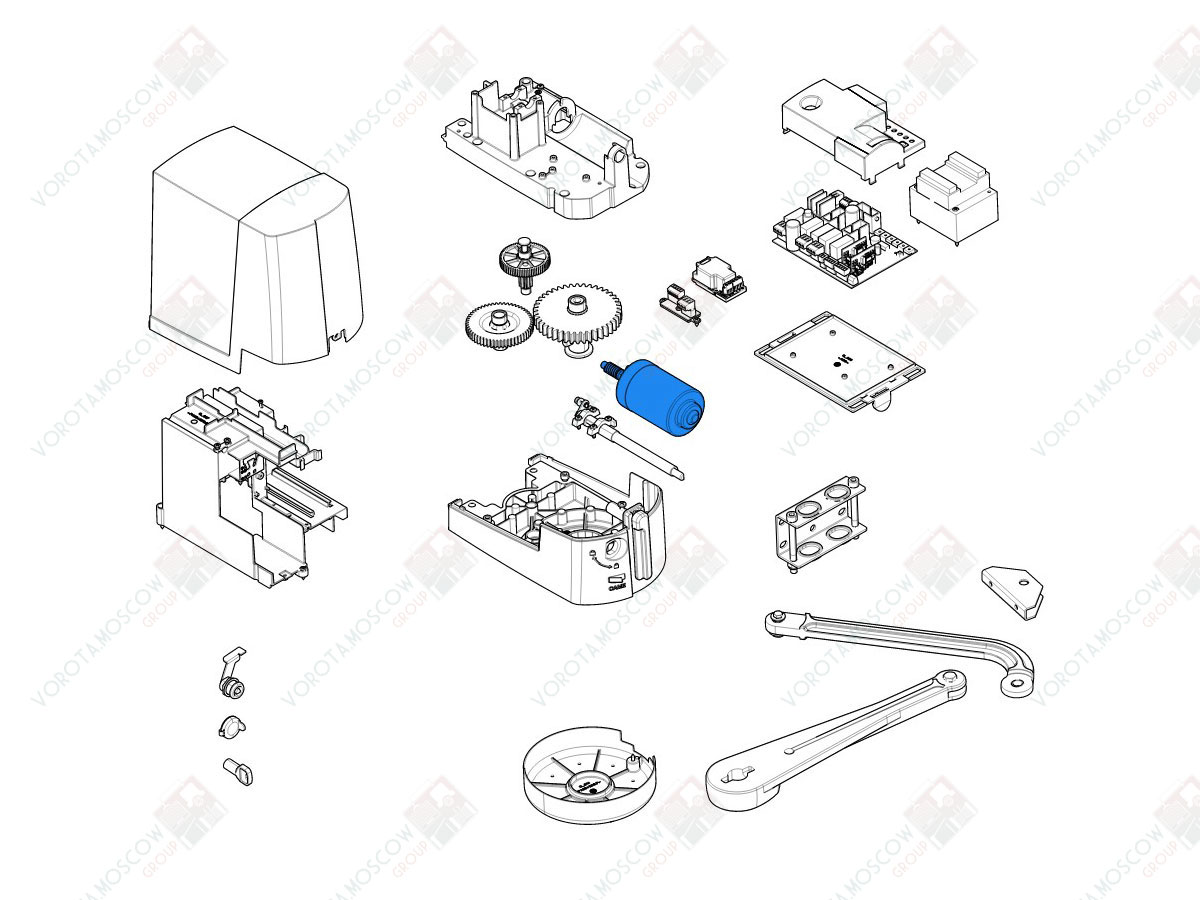 CAME Электродвигатель OPB001 (арт. 119RID435)
