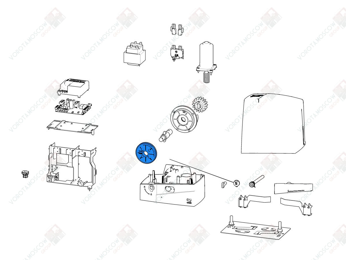 CAME Шестерня пластиковая BXV400/BXV600 (арт. 119RIBS004)