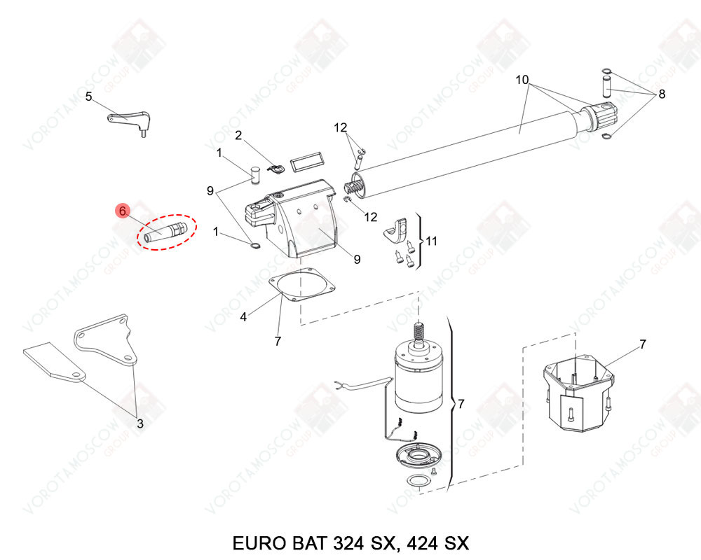 FAAC Запчасть *F0124A* STRAIN RELIEF, 710919