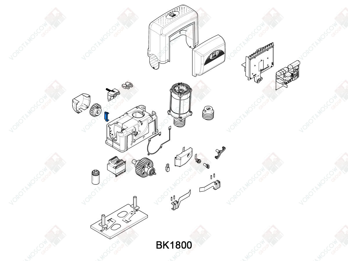 CAME Шпилька крепления ведущей шестерни BK, 119RIBK032