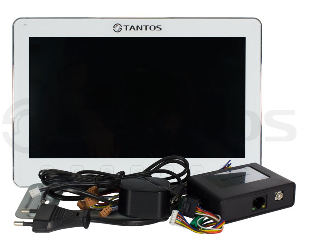 TANTOS Монитор видеодомофона, цветной, TFT LCD 10,1", Sherlock + (VZ или XL)