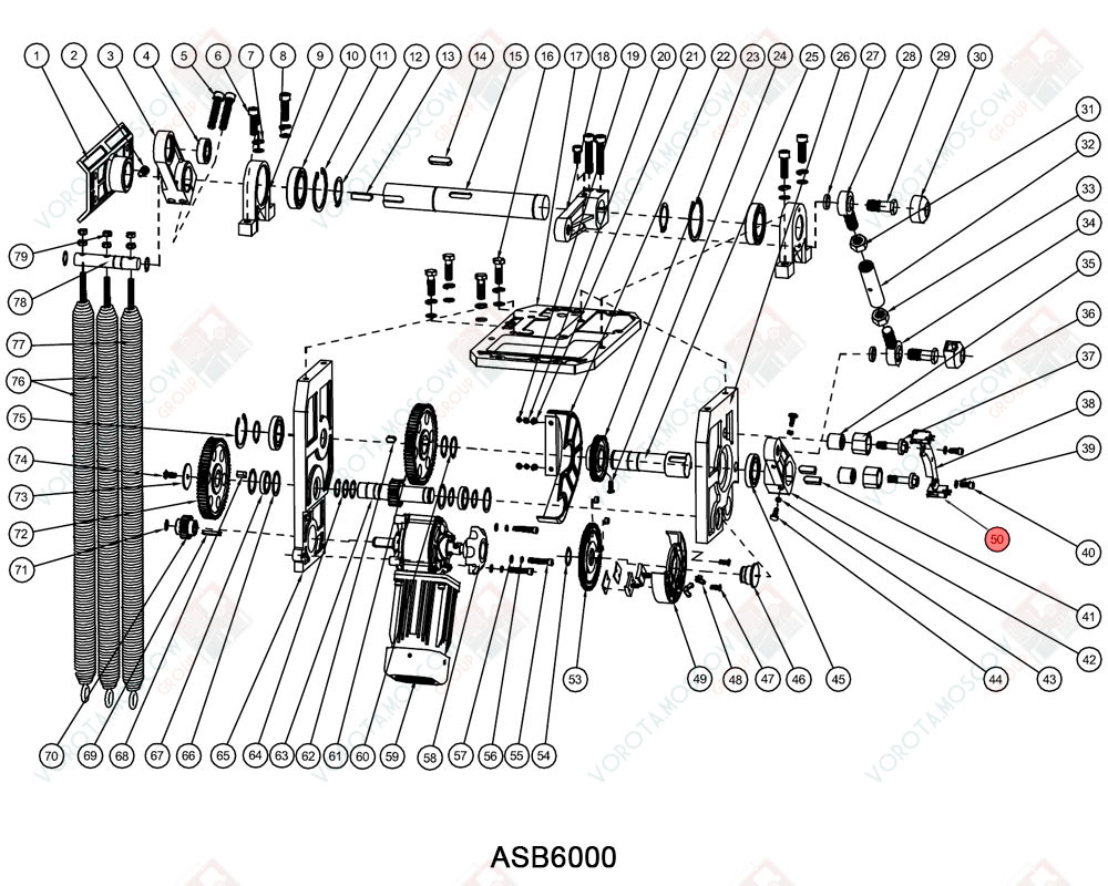 AN-MOTORS Выключатель узла механических выключателей, ASB.204