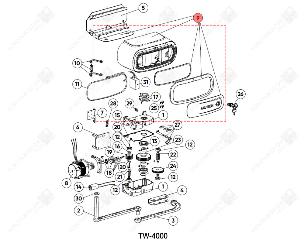 ALUTECH Корпус TW.4009, 657000647