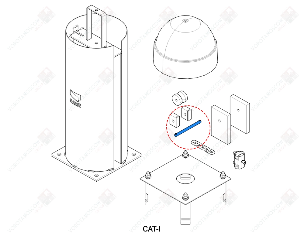 CAME Вал CAT-I (арт119RIX020)