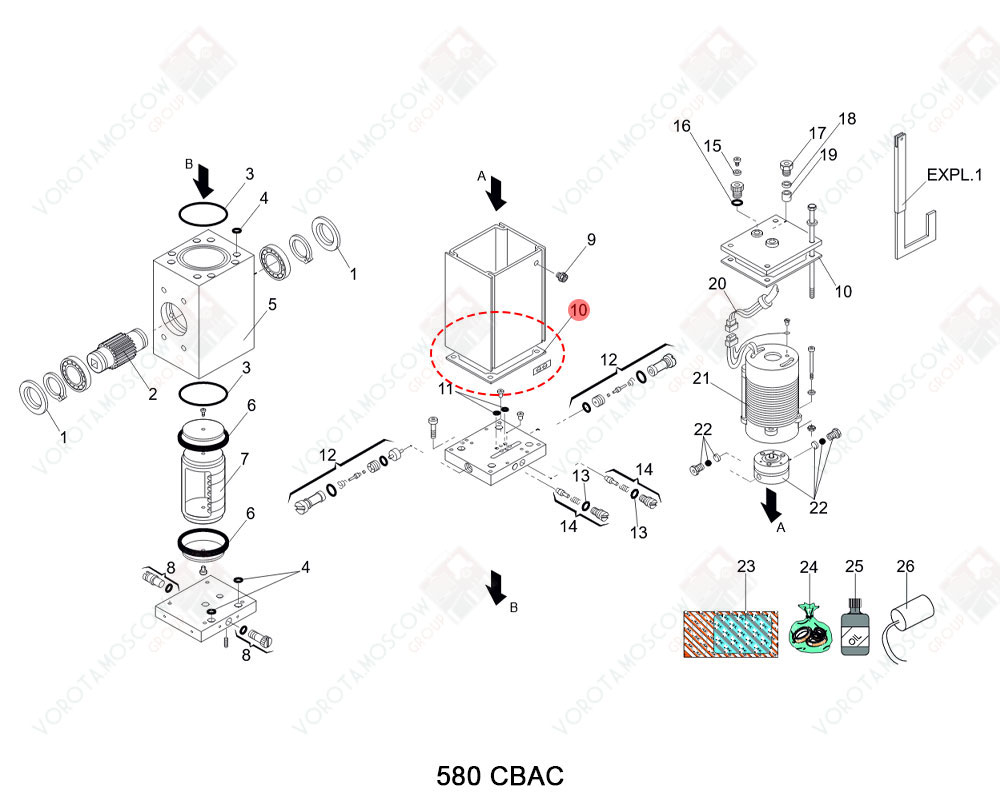 FAAC Запчасть FLAT GASKET, 7099005