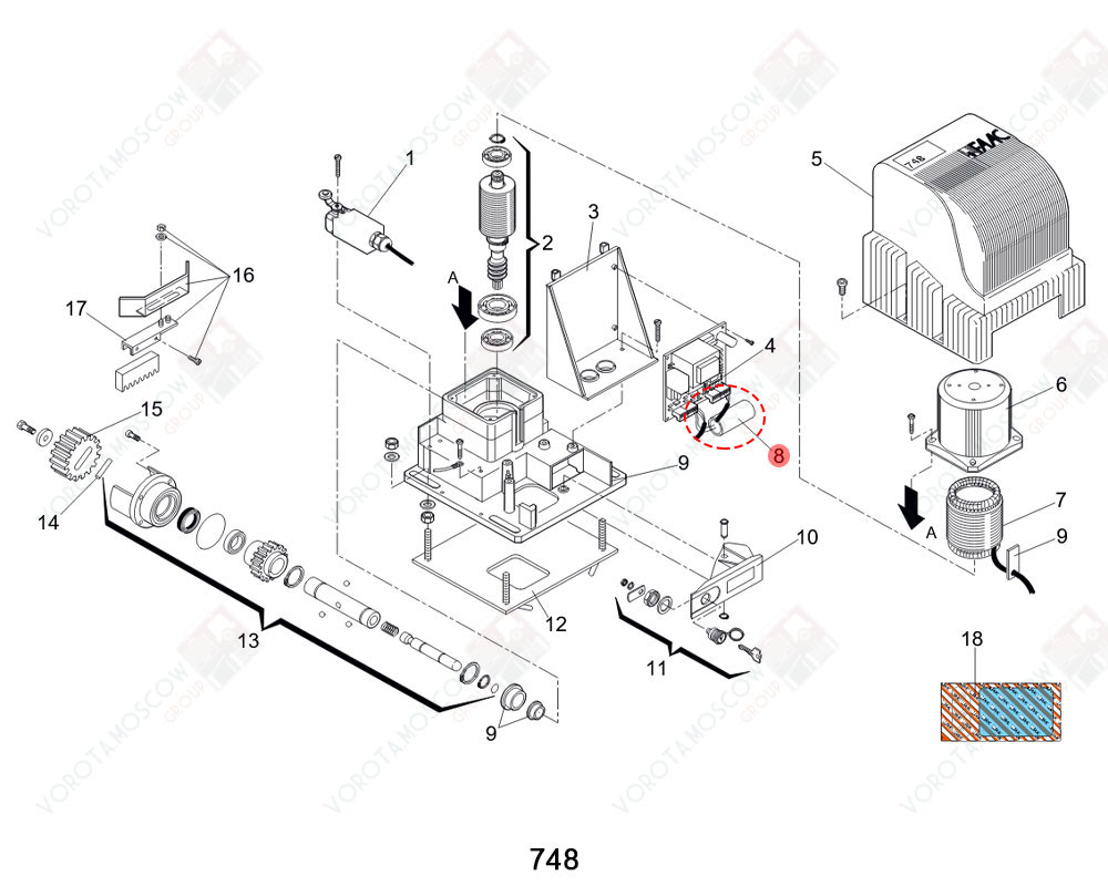 FAAC Запчасть CAPACITOR, 7601013