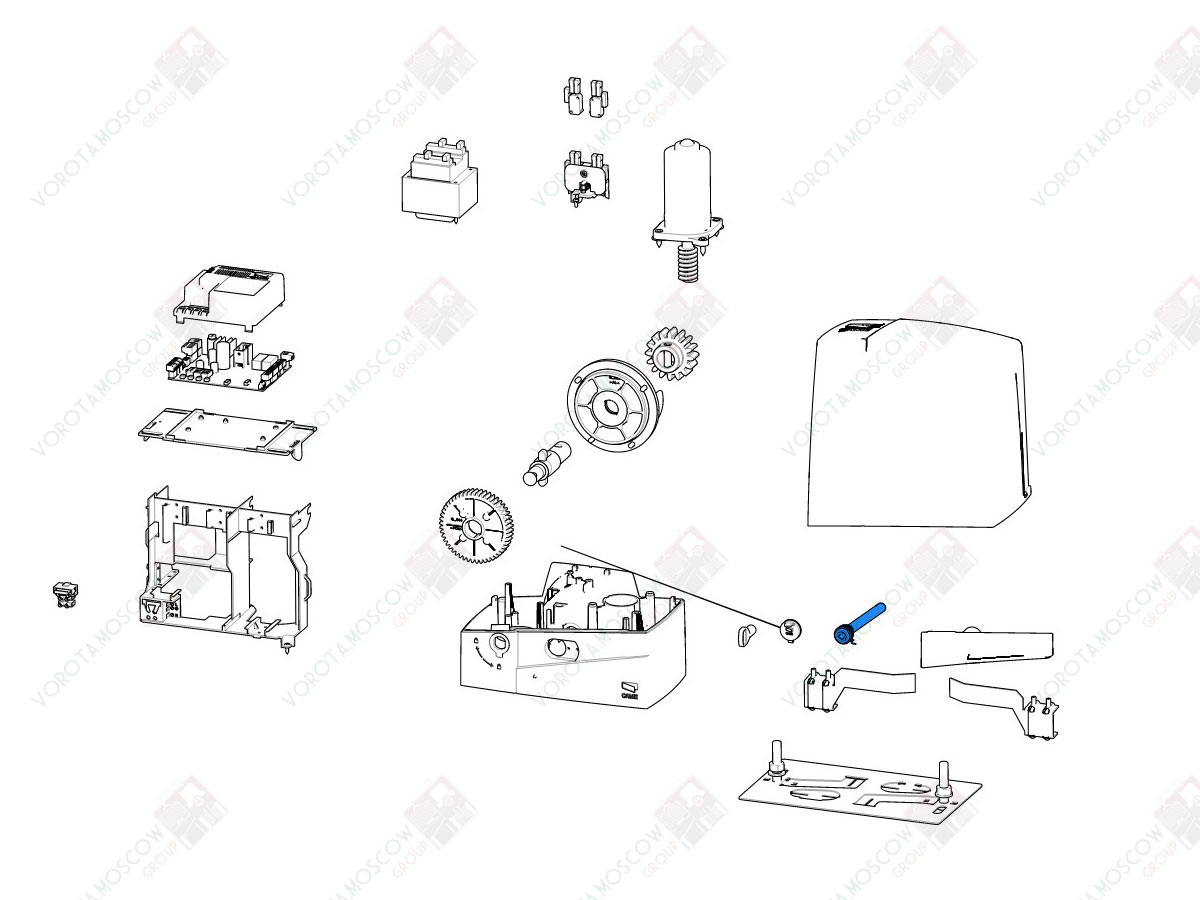 CAME Замок разблокировки BXV (арт. 119RIBS011)