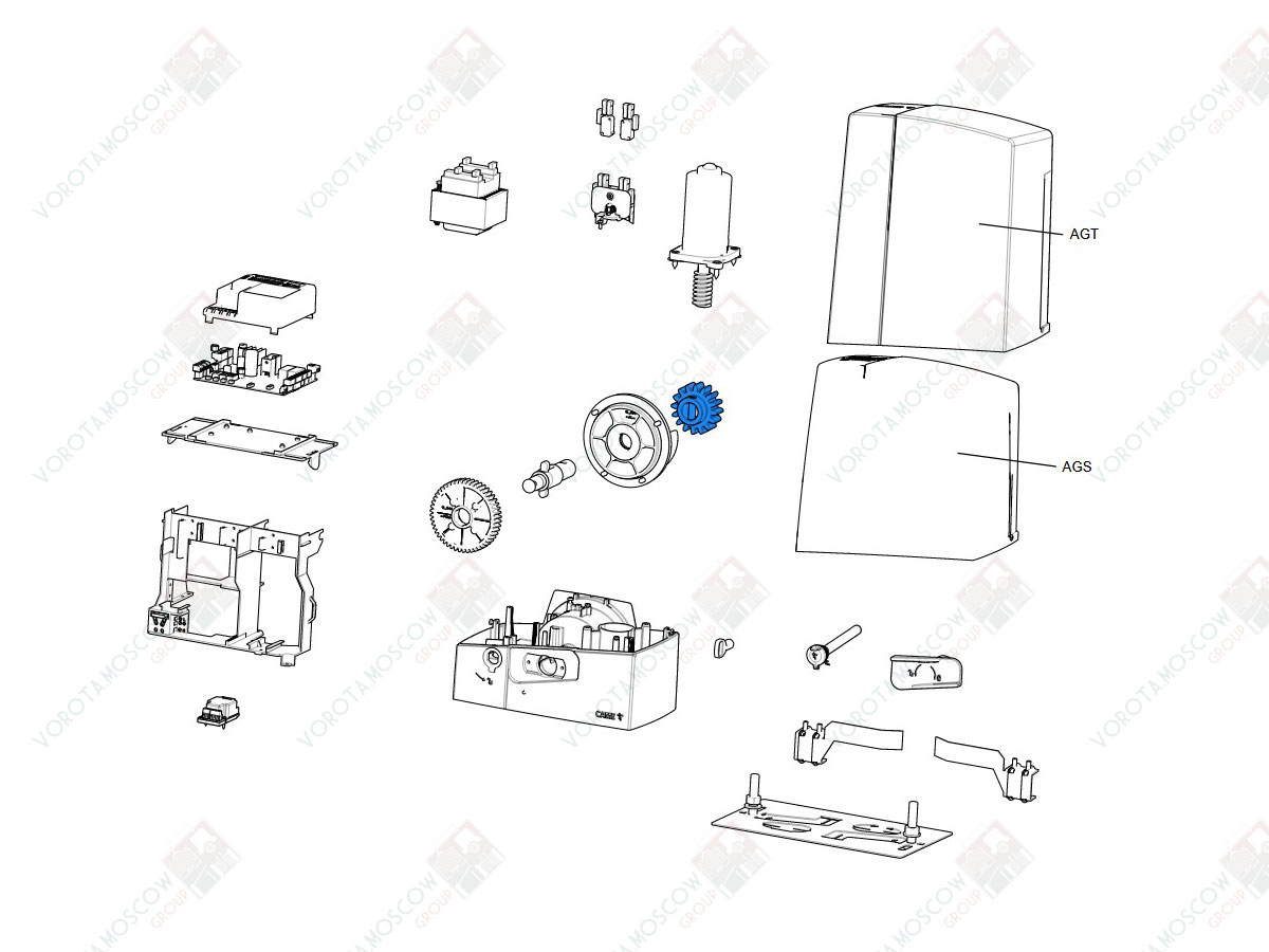 CAME Шестерня ведущая BXV (арт. 119RIBS001)