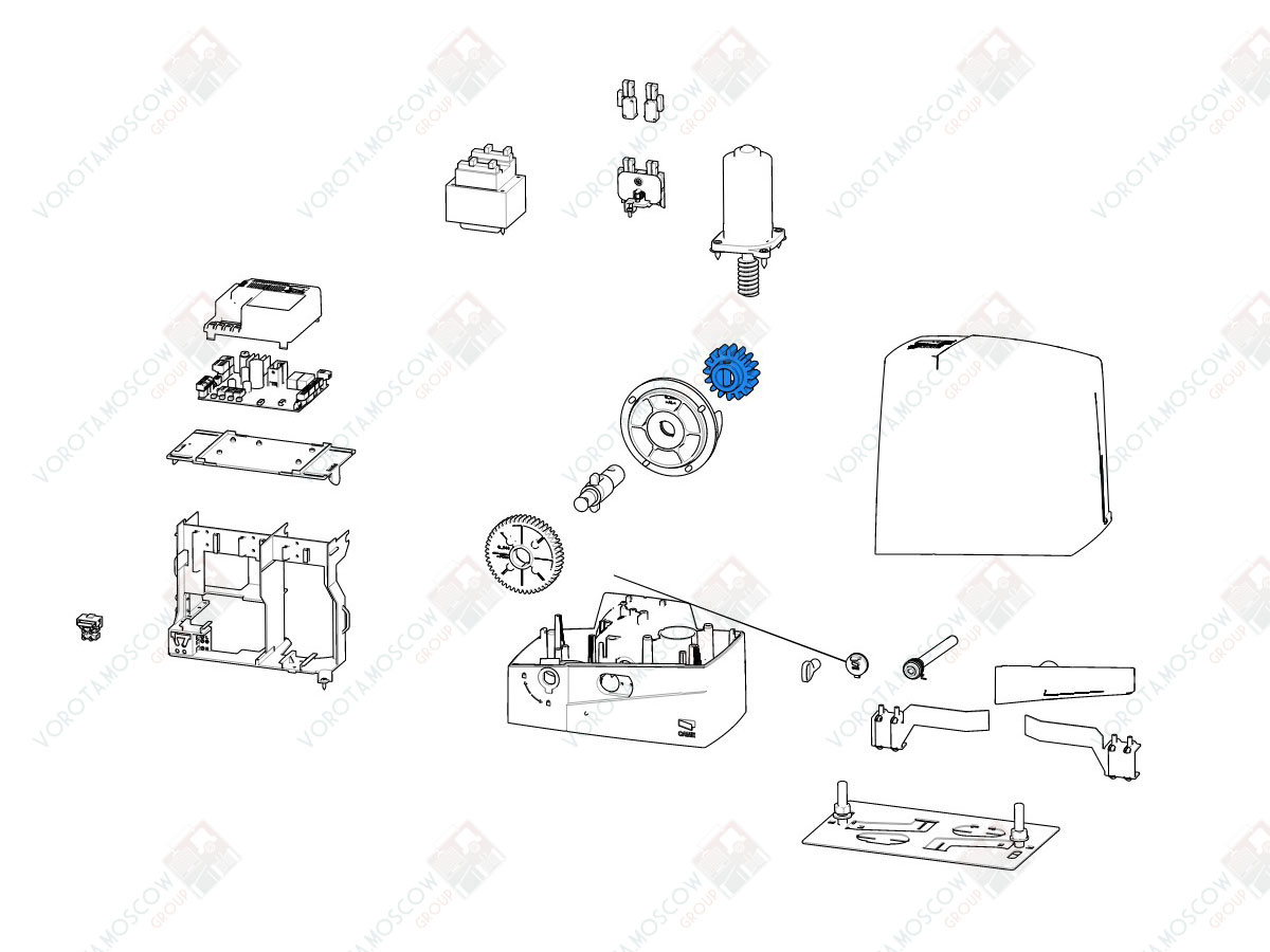 CAME Шестерня ведущая BXV (арт. 119RIBS001)