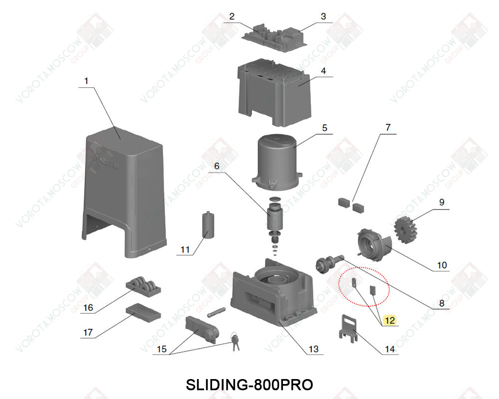 DoorHan Комплект разнесенных считывателей концевых выключателей SLPRO, DHSL22-KIT