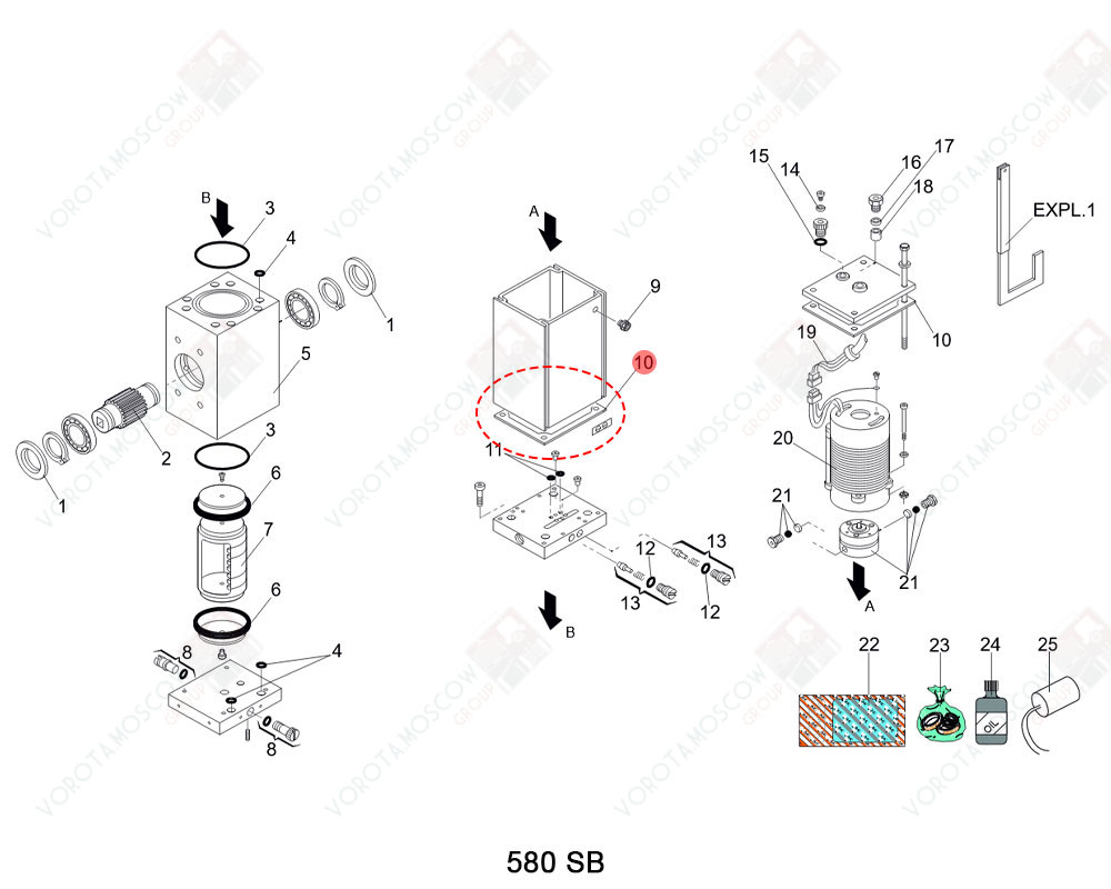 FAAC Запчасть FLAT GASKET, 7099005