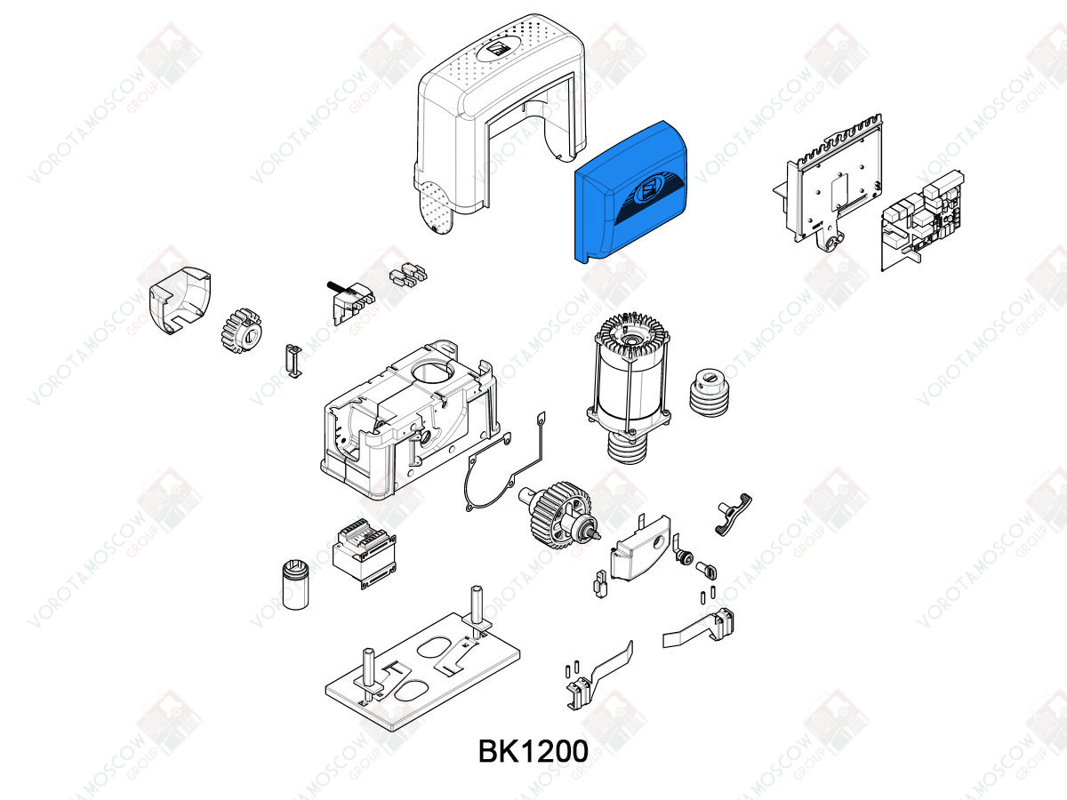 CAME Крышка платы BK, 119RIBK025
