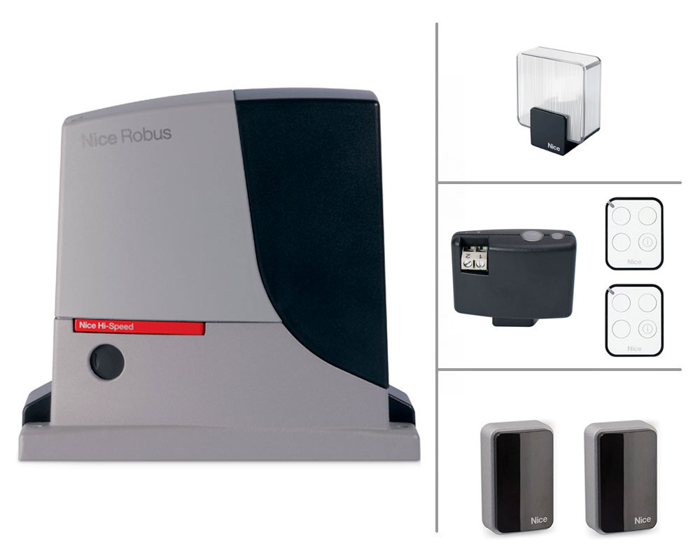 NICE Комплект для откатных ворот RB500HSBDKIT2