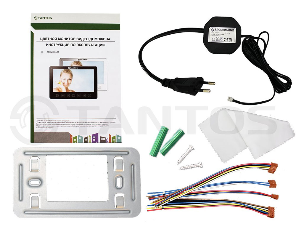 TANTOS Монитор цветного видеодомофона, TFT LCD 7", Amelie Slim (VZ или XL)
