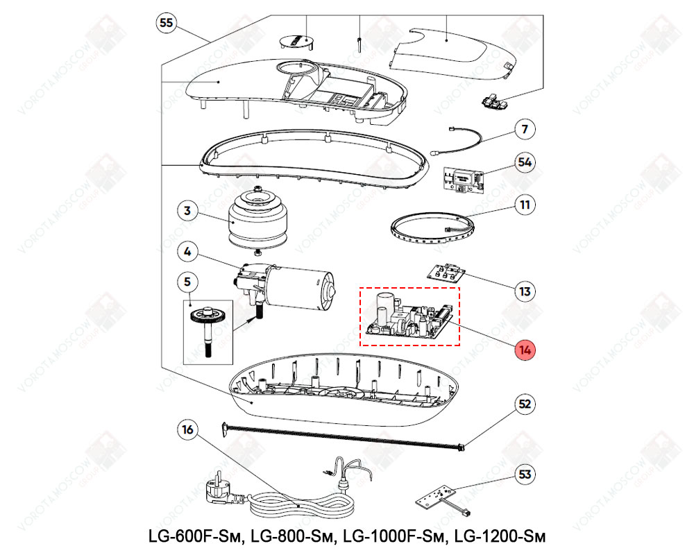 ALUTECH Плата основная LG.14Sm-A