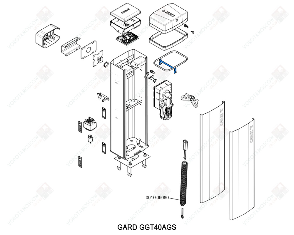 CAME Кронштейн замка GT4-GX4, 88003-0076