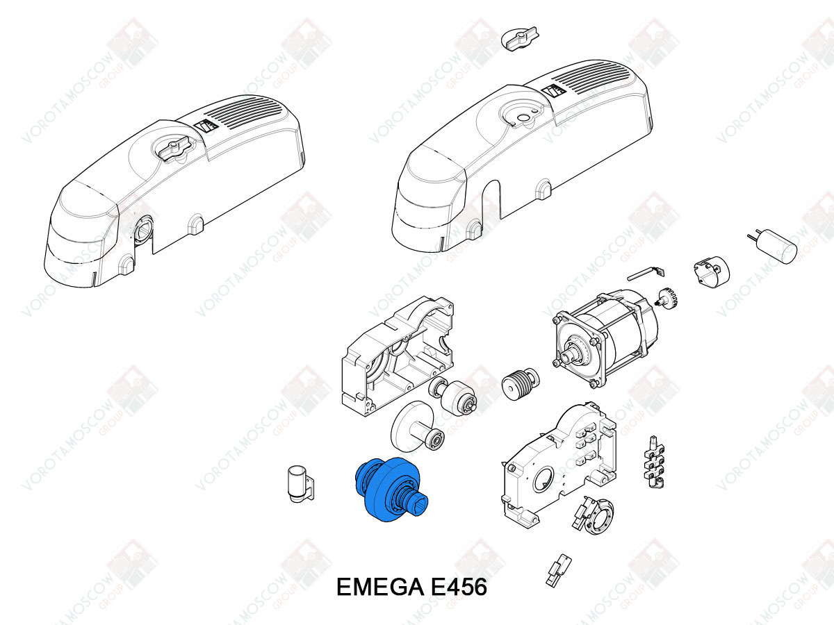 CAME Вал выходной EMEGA, 119RIE062