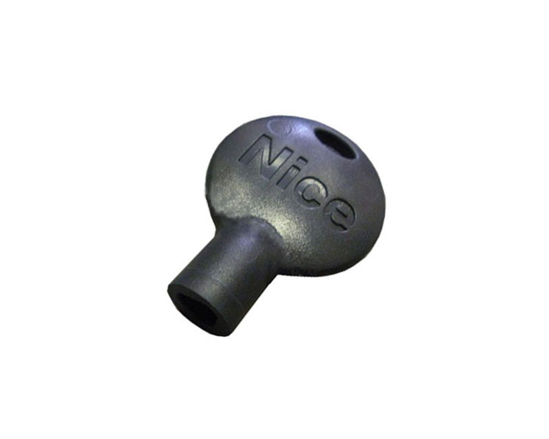 NICE Ключ разблокировки трехгранный пластиковый (цвет графит), PPD0416A.4540