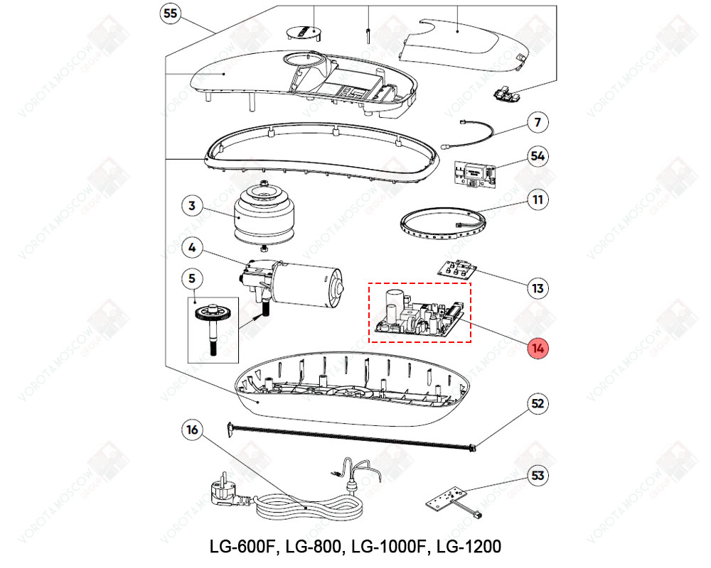 ALUTECH Плата основная, LG.14-H