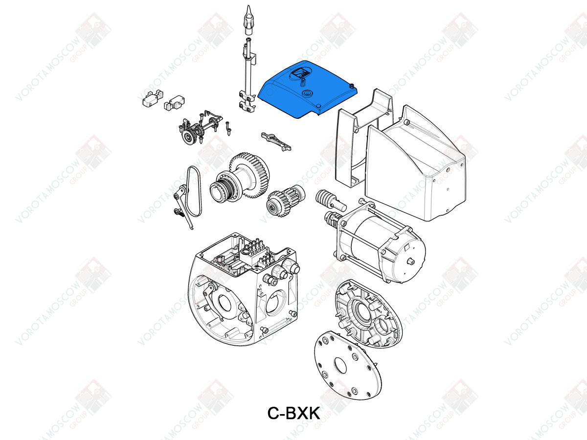 CAME Крышка отсека концевых выключателей C-BX, 119RICX017