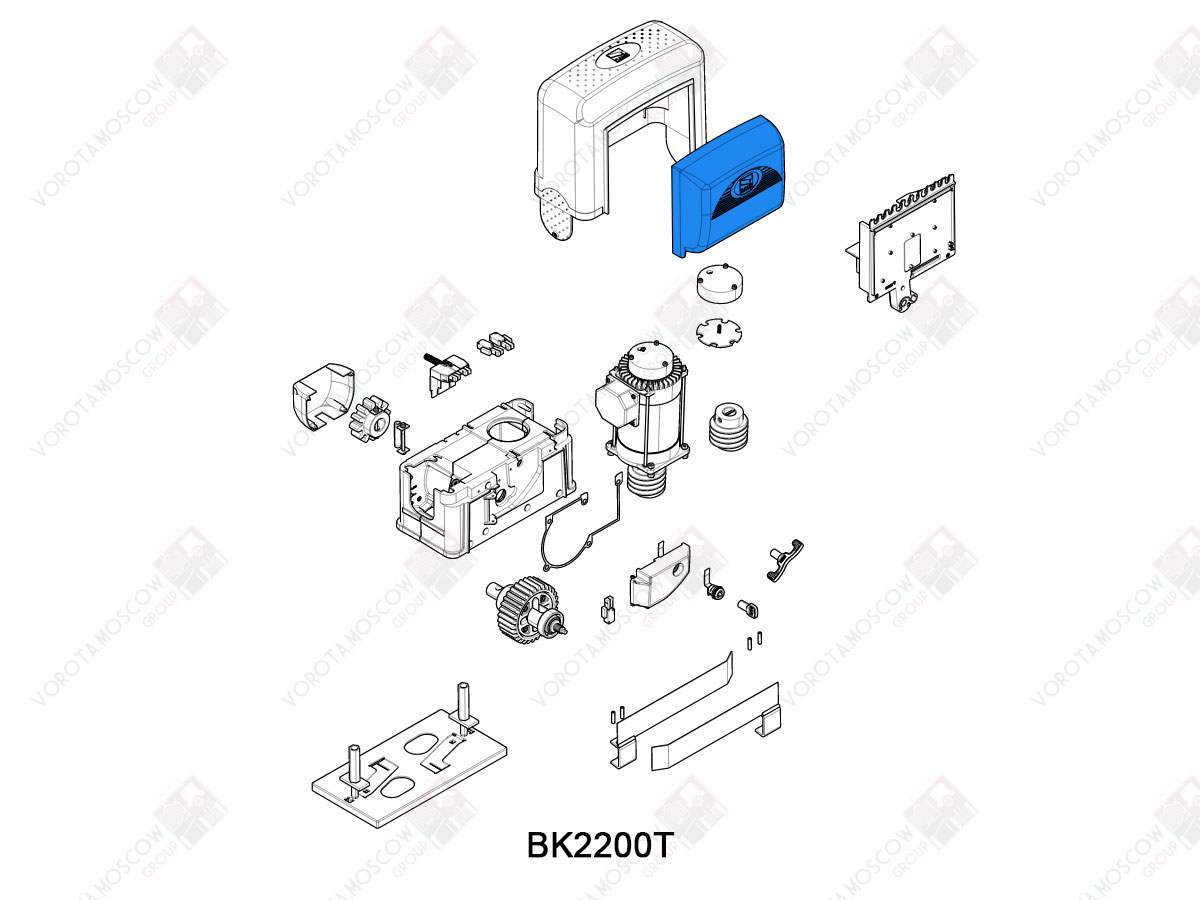 CAME Крышка платы BK, 119RIBK025