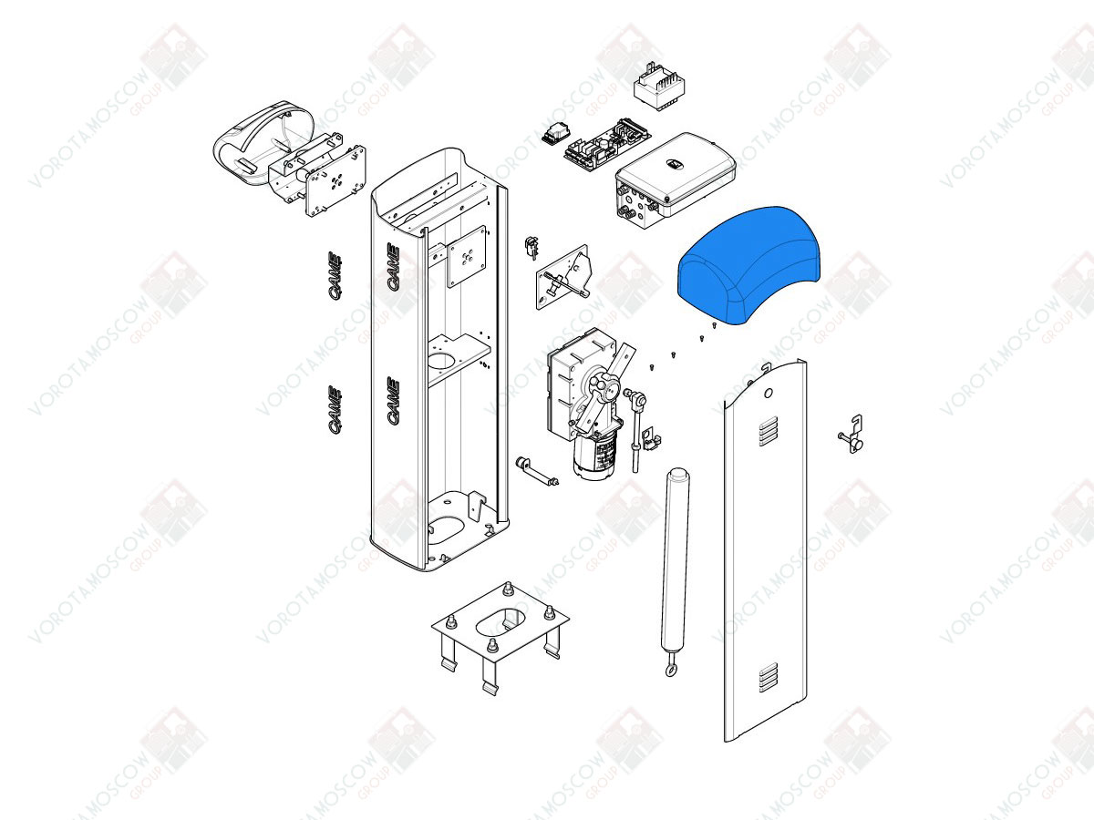 CAME Крышка верхняя G4040 G4041 (арт119RIG170)