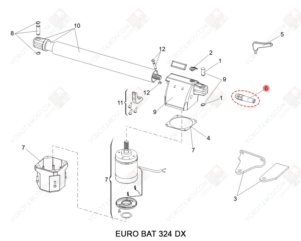 FAAC Запчасть *F0124A* STRAIN RELIEF, 710919