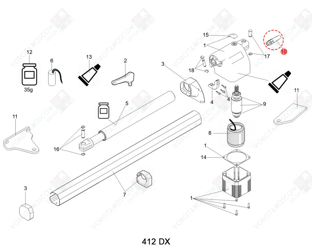 FAAC Запчасть *F0124A* STRAIN RELIEF, 710919