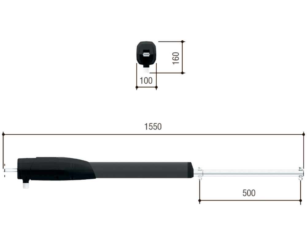 CAME ATS50АGS Combo Classico Комплект для распашных ворот до 2000 кг. или до 10 м., 8K01MP-030