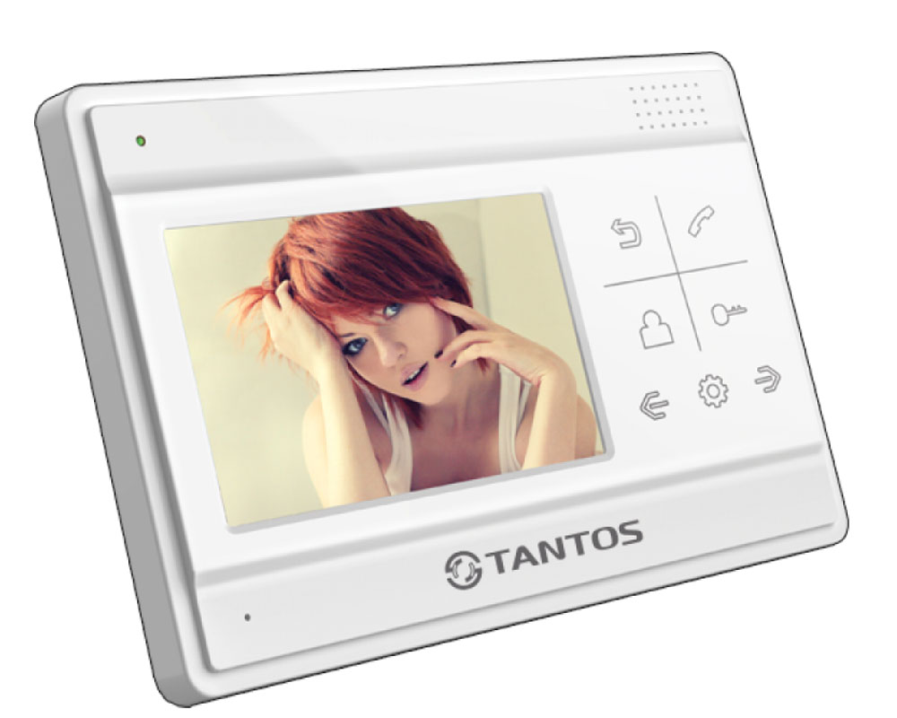 TANTOS Монитор видеодомофона цветной, TFT LCD 4,3" 480x234, PAL/NTSC, Hands-Free, LILU