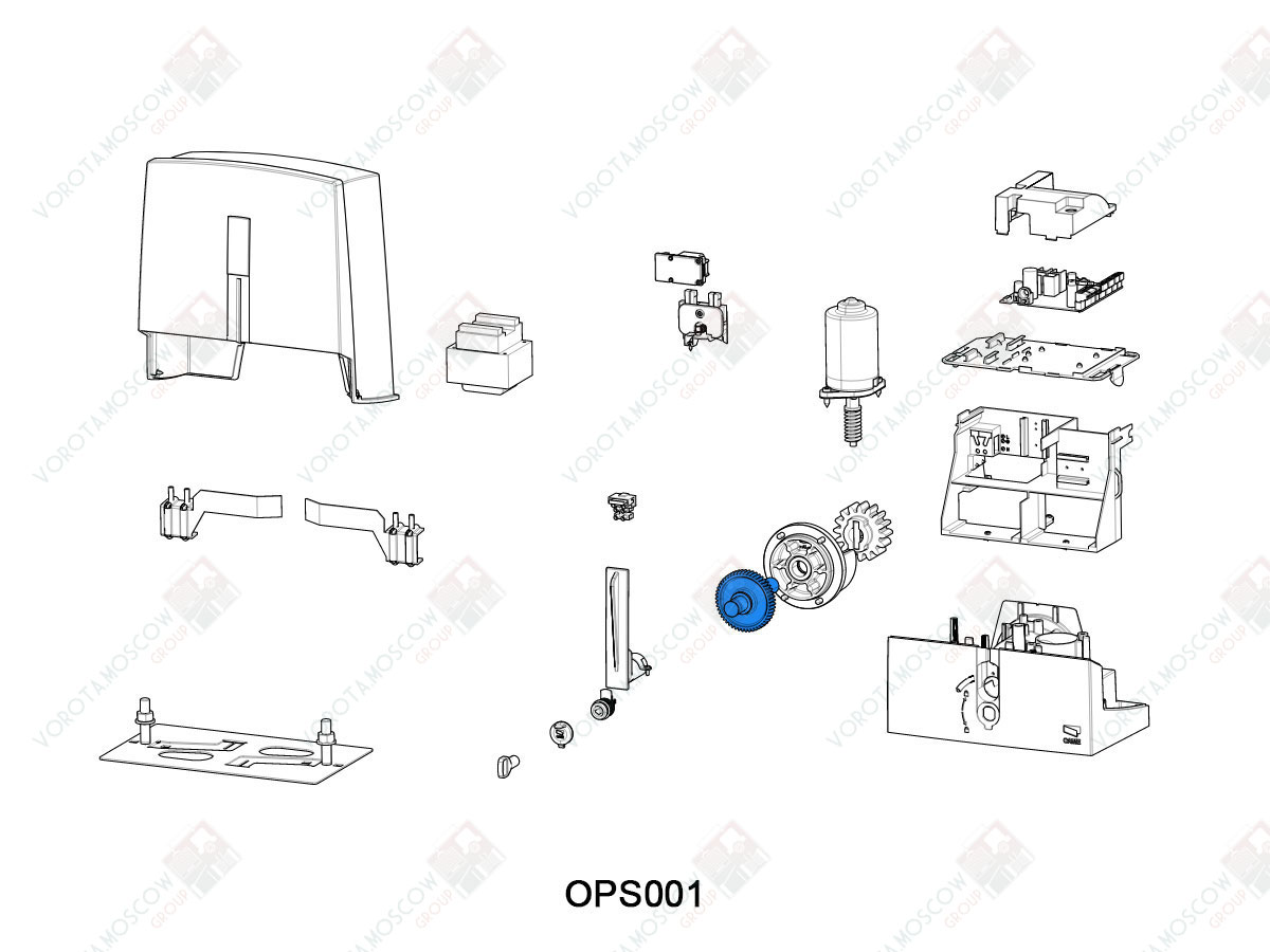 CAME Вал выходной OPS001, 119RIB001