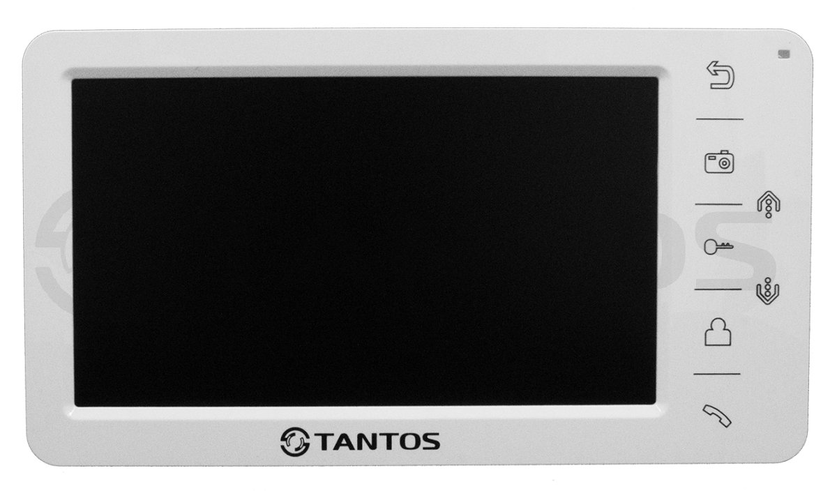 TANTOS Amelie - SD (White) Монитор видеодомофона, цв., TFT LCD 7", PAL/NTSC