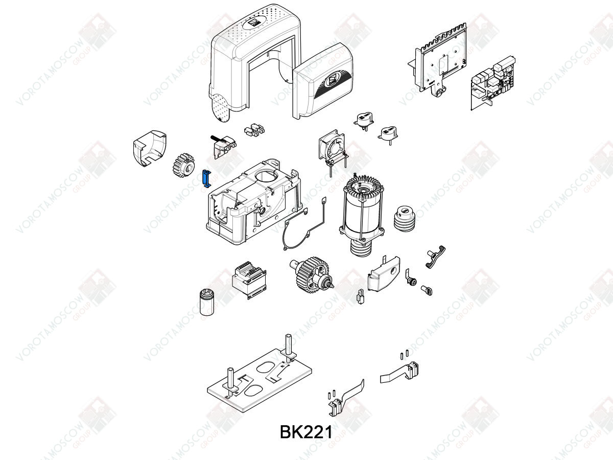 CAME Шпилька крепления ведущей шестерни BK, 119RIBK032