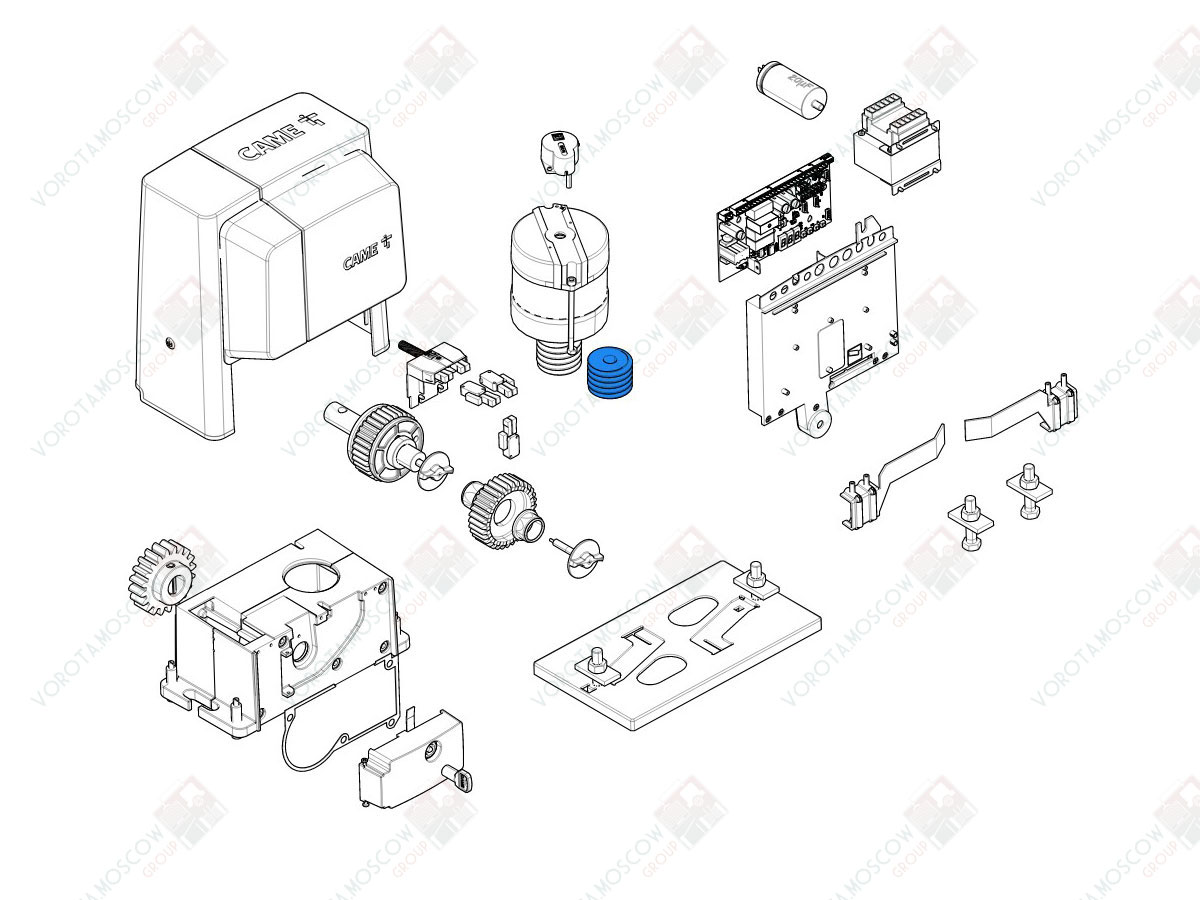 CAME Червяк BX (арт119RIY003)