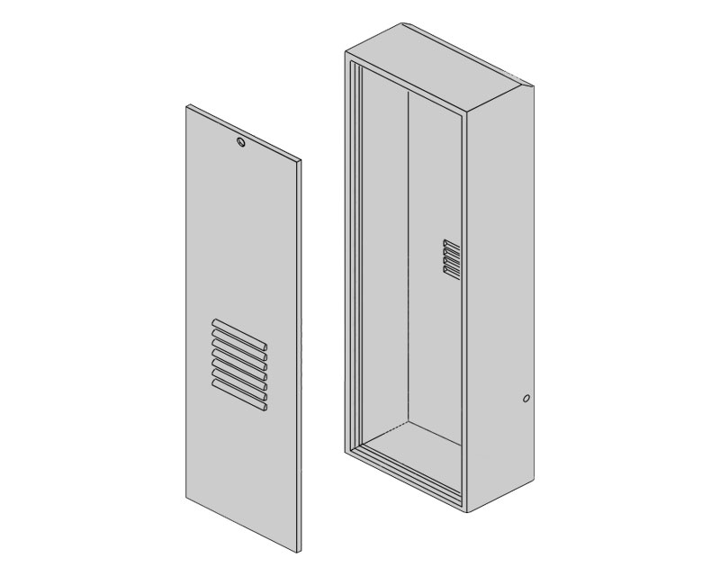 FAAC Запчасть 640 Upright and door (RAL2004), 63000628
