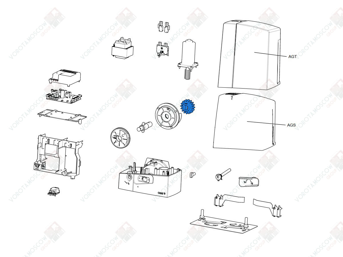 CAME Шестерня ведущая BXV (арт. 119RIBS001)