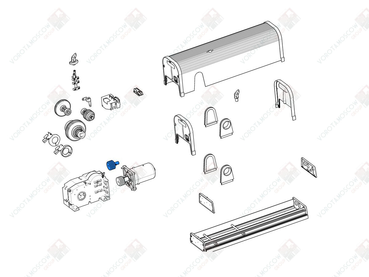 CAME Червяк F1000 F1024 (арт119RID084)