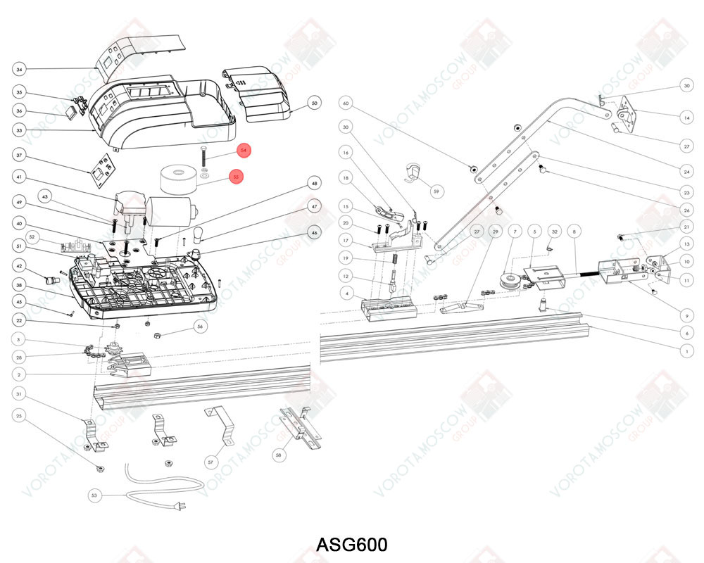 AN-MOTORS Трансформатор привода ASG600, ASG.106/600
