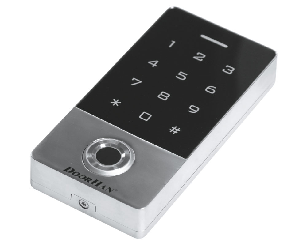 DoorHan Кодовая клавиатура со встроенным считывателем отпечатков пальцев и карт (EMarine), KEYFREM